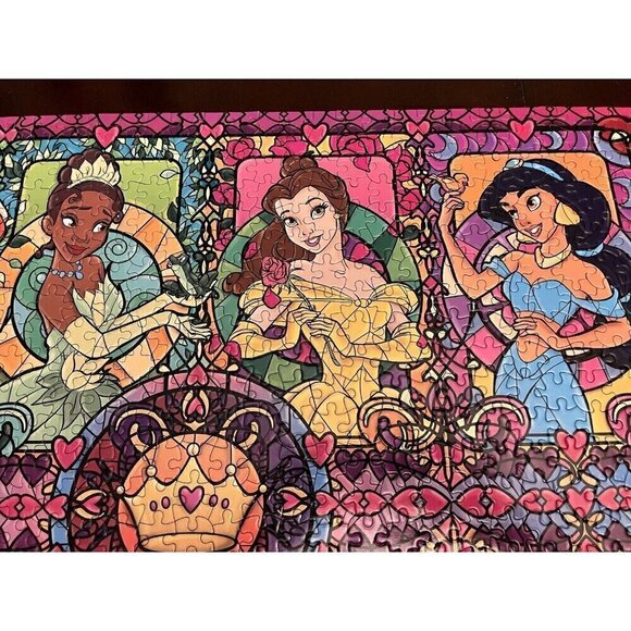 Ceaco 2021 Disney Princess Collage 1000 Piece Puzzle 26.6" x 19" Bonus Poster - Picture 4 of 11